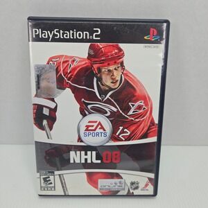 EA‎ Sports NHL 08 Playstation 2 PS2 Hockey Video Game Complete Tested